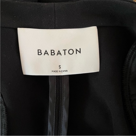 Aritzia Babaton Rickon Blazer Size Small Jacket Black Tie Waist Pockets - Picture 6 of 6